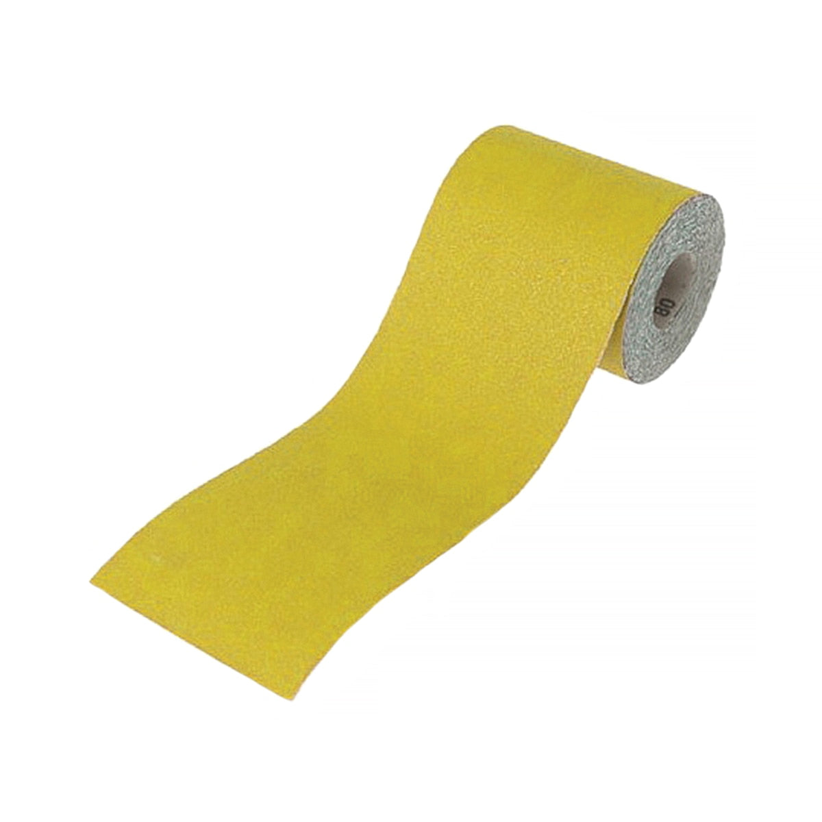 Faithfull Aluminium Oxide Sanding Paper Roll Yellow 115mm x 5m 80G - FAIAR580Y - Image 1