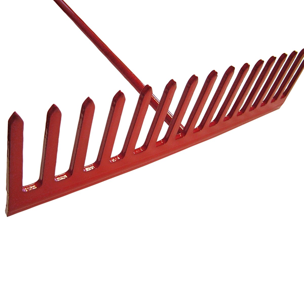 Faithfull Asphalt Rake 16 Flat Teeth - Tubular Steel Shaft - FAIASP - Image 2