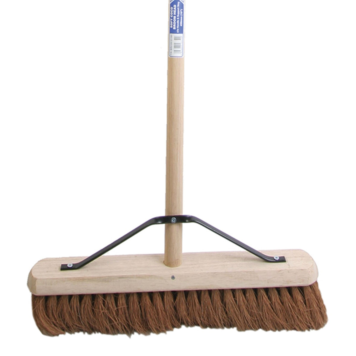 Faithfull Broom Soft Coco 450mm (18in) + Handle & Stay - FAIBRCOCO18H - Image 1