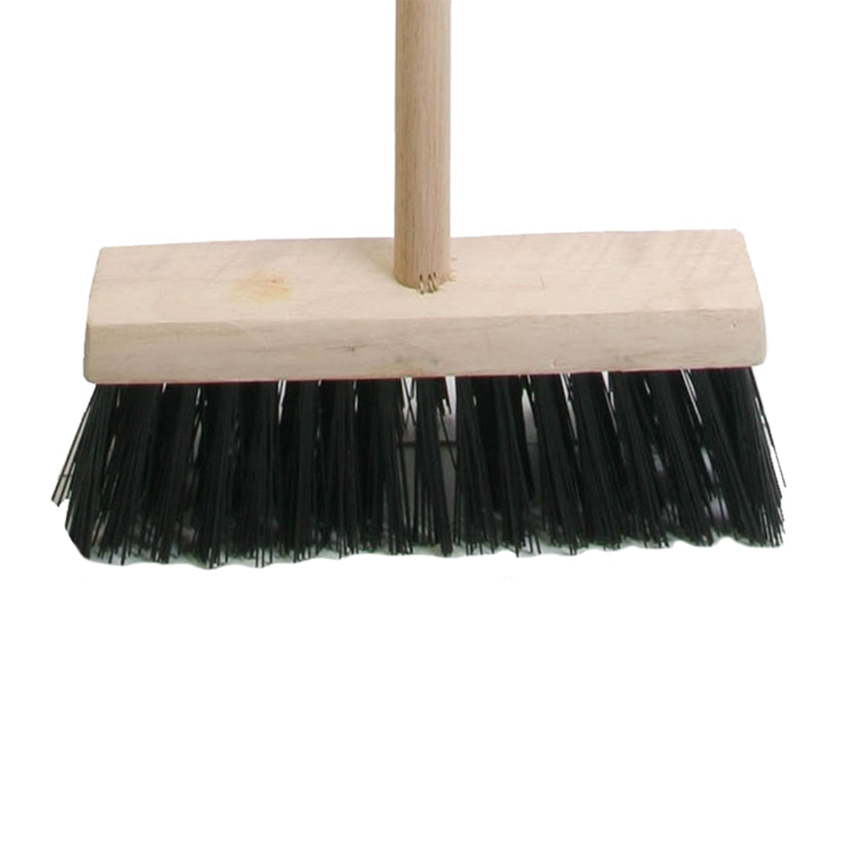 Faithfull Broom PVC 325mm (13in) Head complete with Handle - FAIBRPVC13H - Image 1