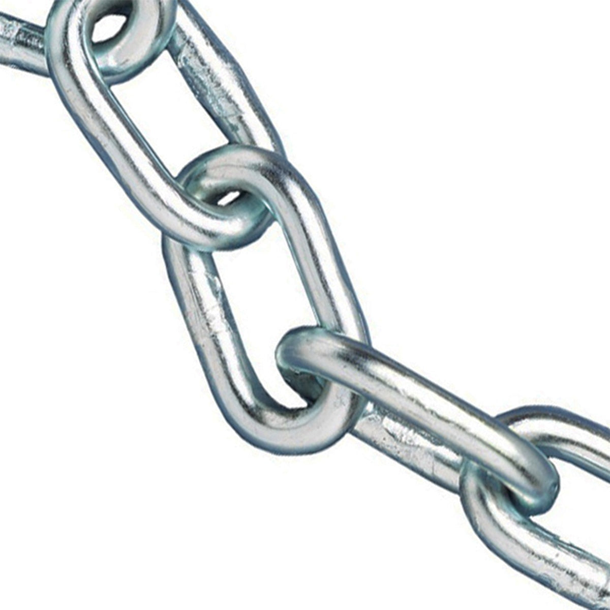 Faithfull Zinc Plated Chain 8mm x 1m - Max. Load 450kg - FAICHAL810 - Image 1