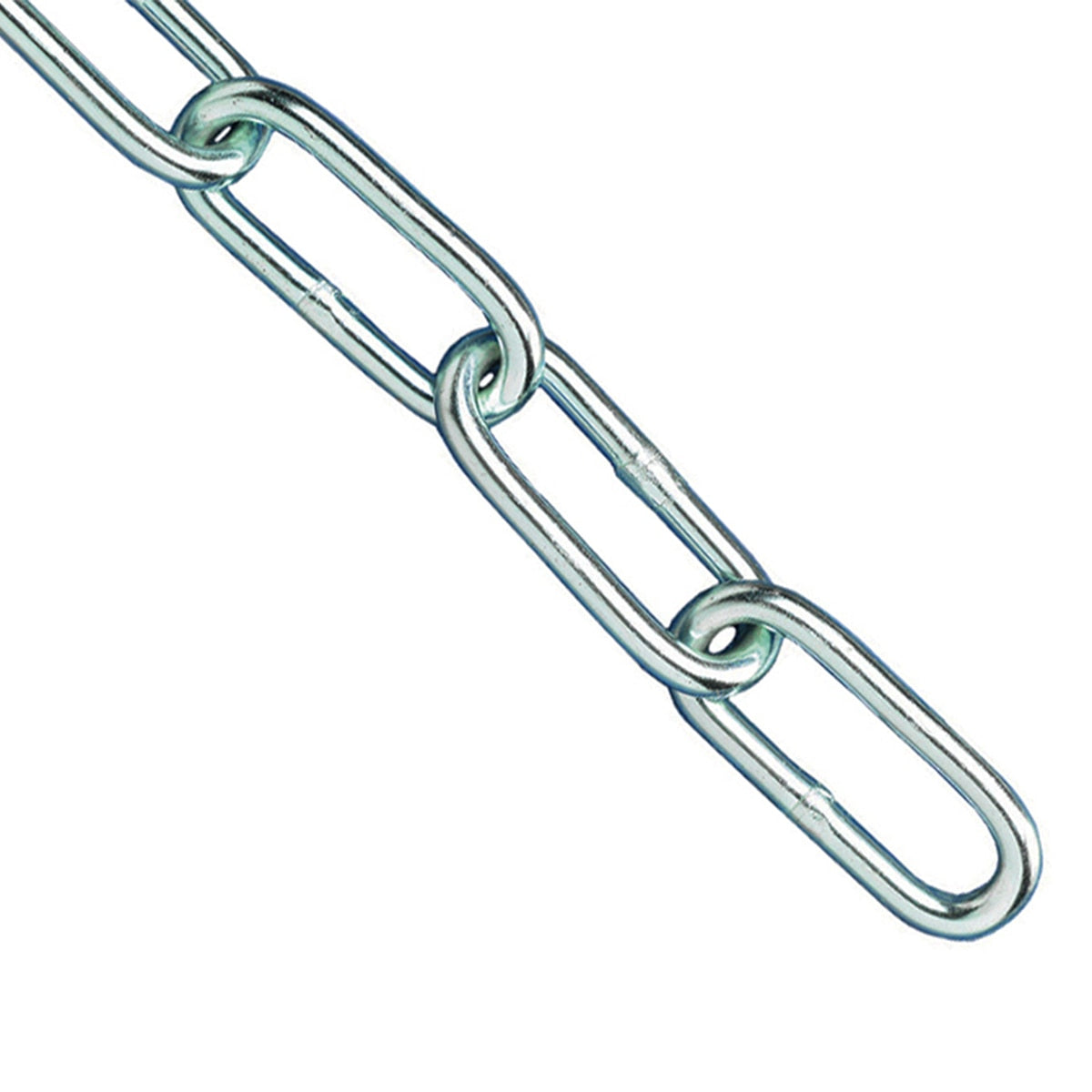 Faithfull Zinc Plated Chain 5mm x 2.5m - Max. Load 160kg - FAICHCUT50Z - Image 1