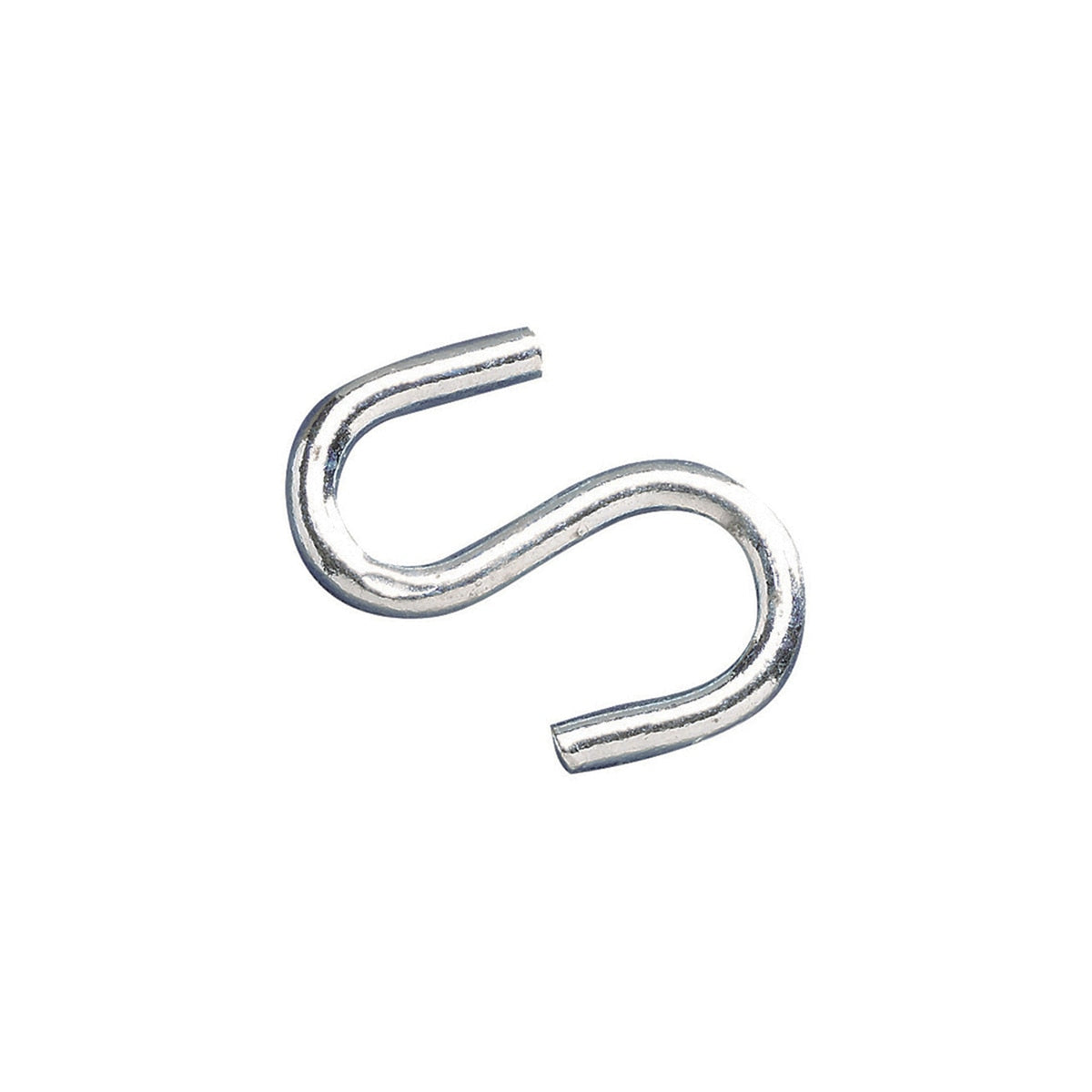 Faithfull S-Hooks 5mm Zinc Plated (Pack 10) - FAICHSH5010 - Image 1