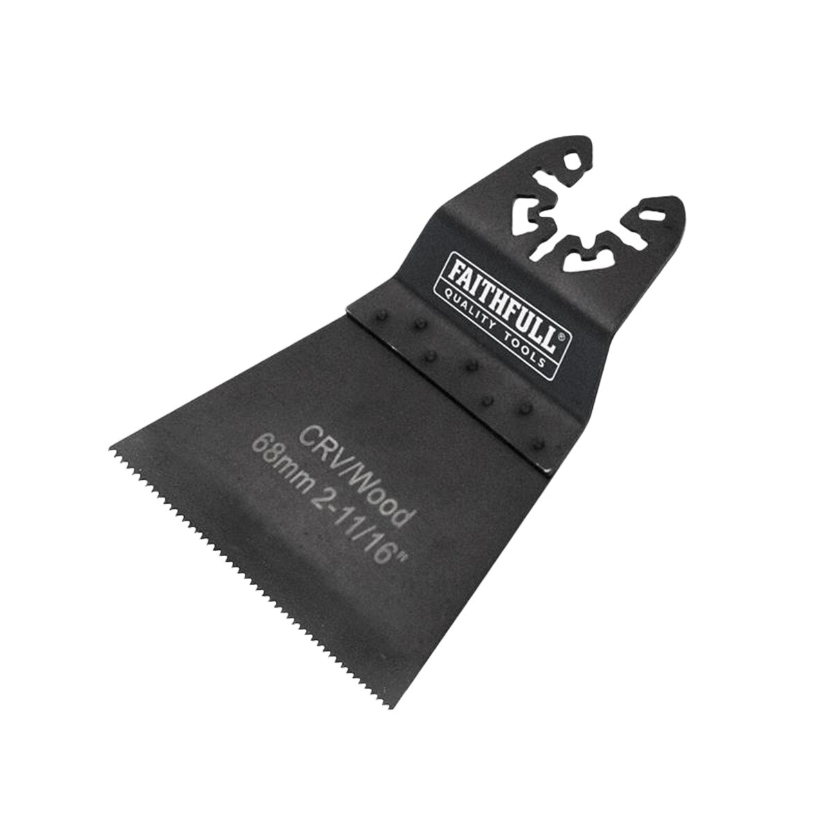 Faithfull Multi-Function Tool CrV Flush Cut Wood Blade Side Set 68mm - FAIMFW68 - Image 1