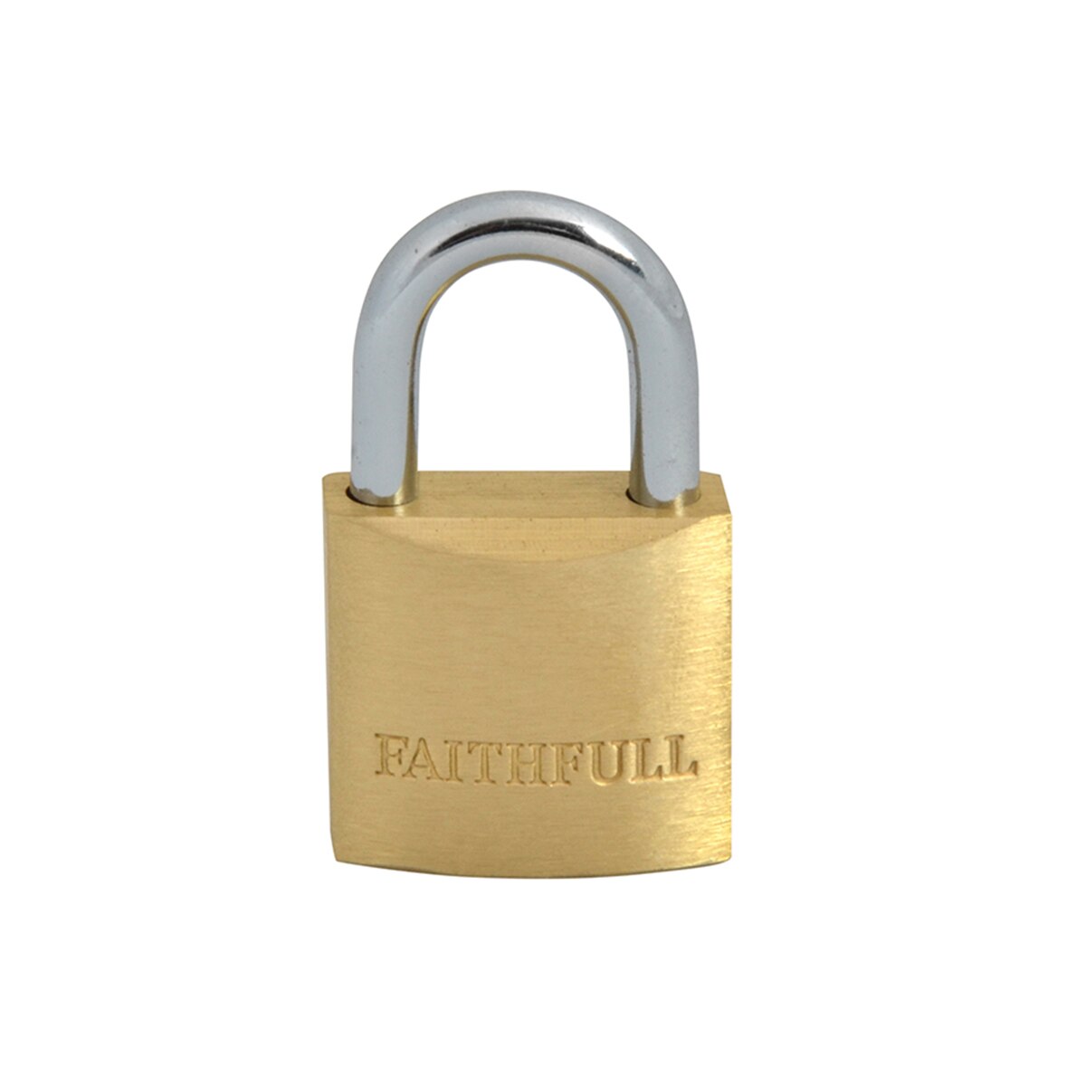 Faithfull Brass Padlock 25mm 3 Keys - FAIPLB25 - Image 2