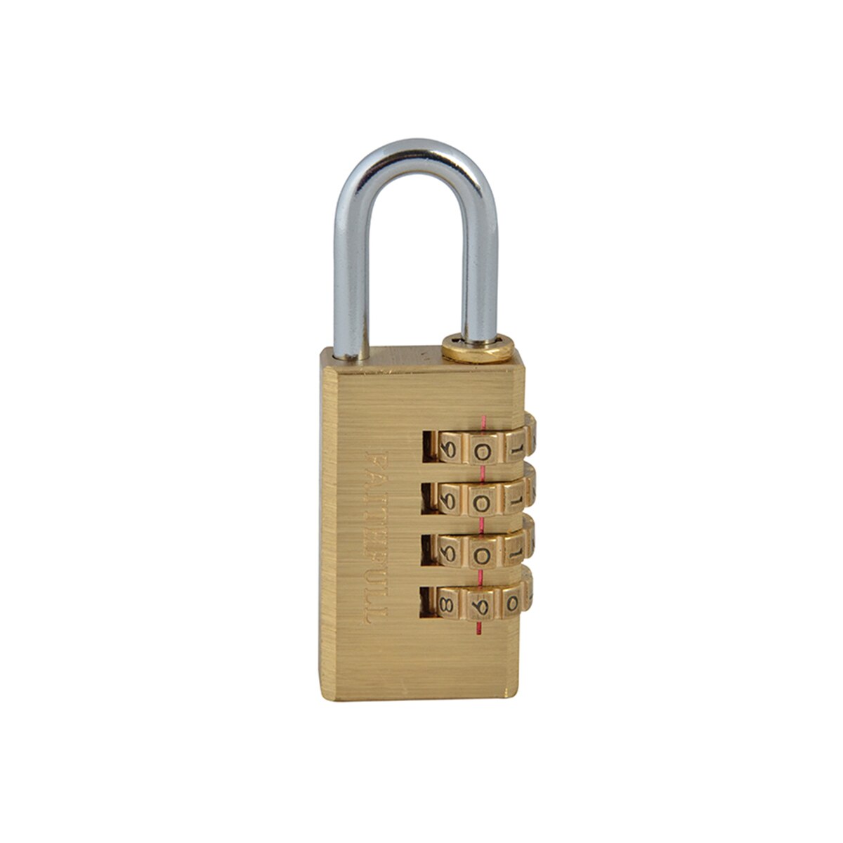 Faithfull Brass Combination Padlock 28mm - FAIPLB28COM - Image 4