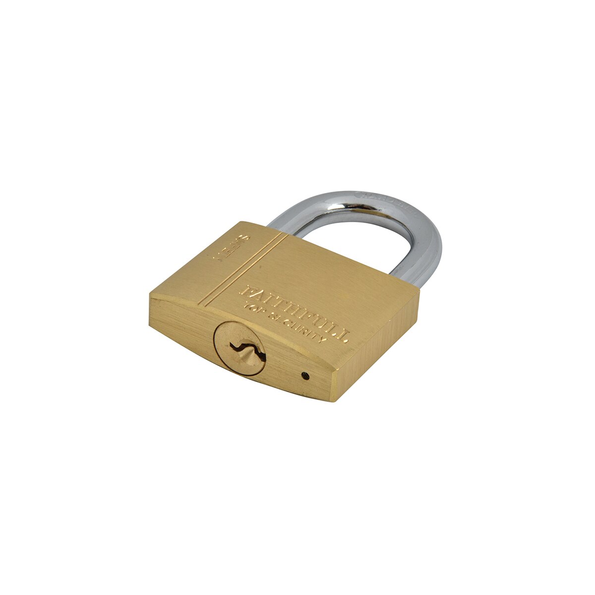 Faithfull Brass Padlock 50mm 3 Keys - FAIPLB50 - Image 2