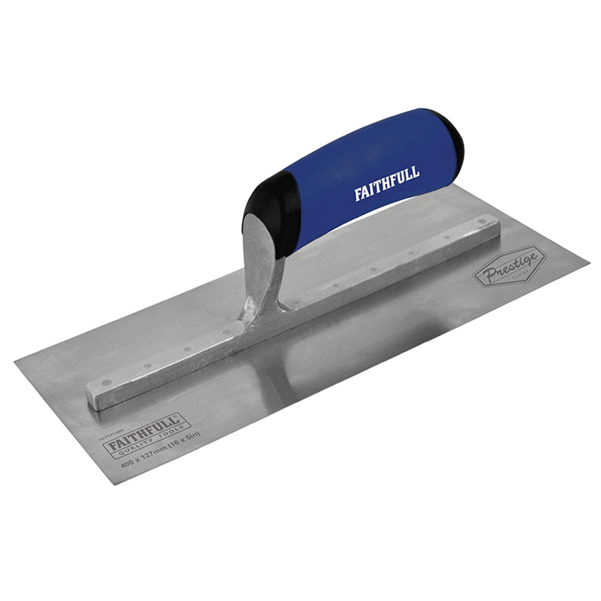 Faithfull Prestige Plastering Trowel 400 x 125mm (16 x 5in) - FAIPTPT16SS - Image 1