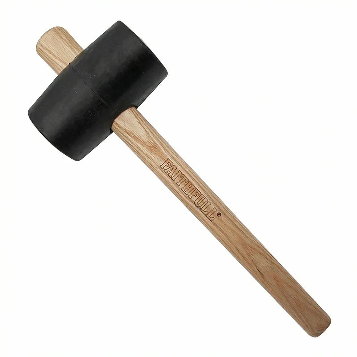 Faithfull FSC Black Rubber Mallet 680g (24oz) FAIRMB24FSC