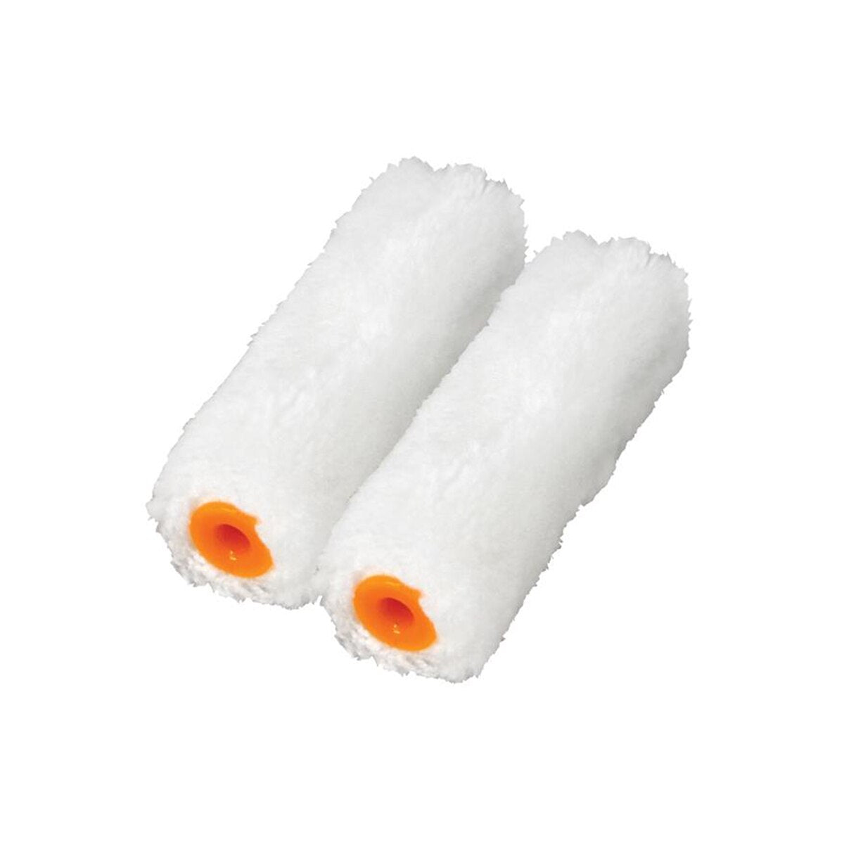 Faithfull Medium Pile Mini Roller Refills 100mm (4in) Pack of 2 - FAIRMINI2M - Image 1