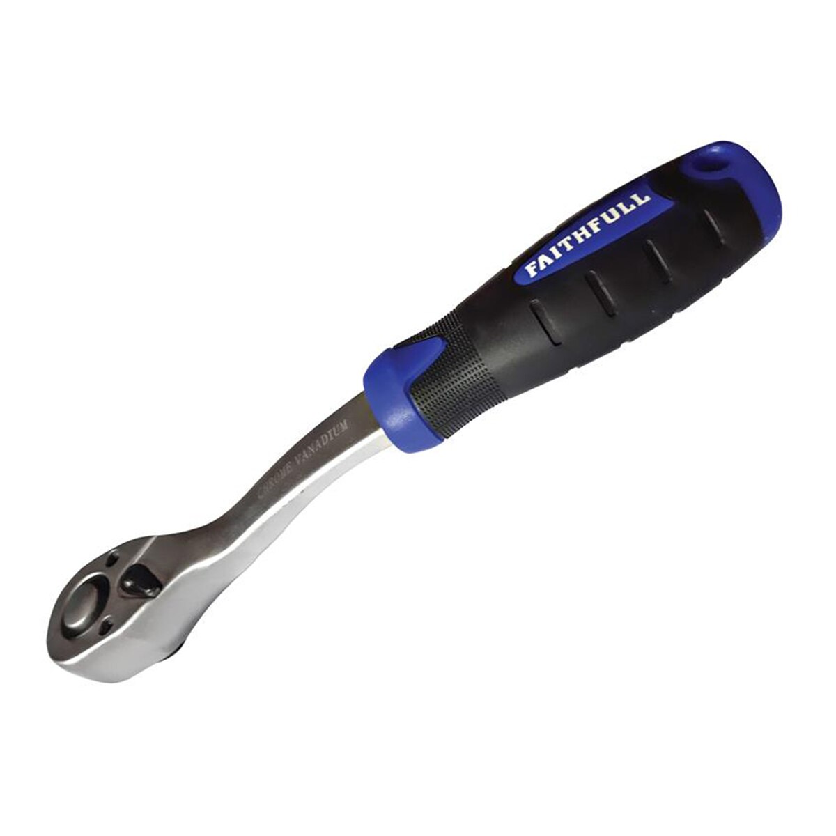 Faithfull Ratchet Handle Quick-Release 72 Teeth 1/2in Drive - FAISOCRAT12N - Image 1