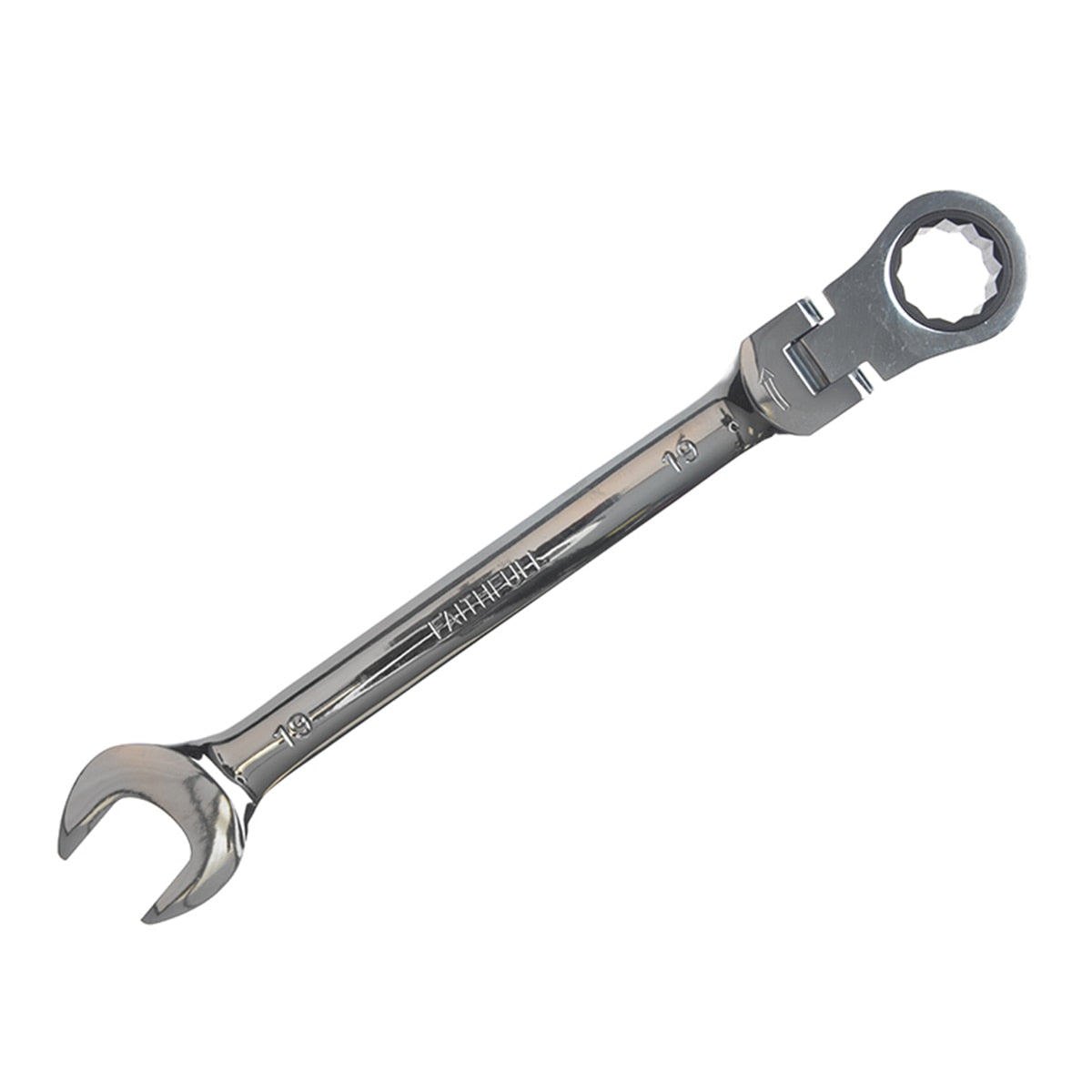 Faithfull Ratchet Combination Spanner Flex Head CV 21mm - FAISPARAT21 - Image 1