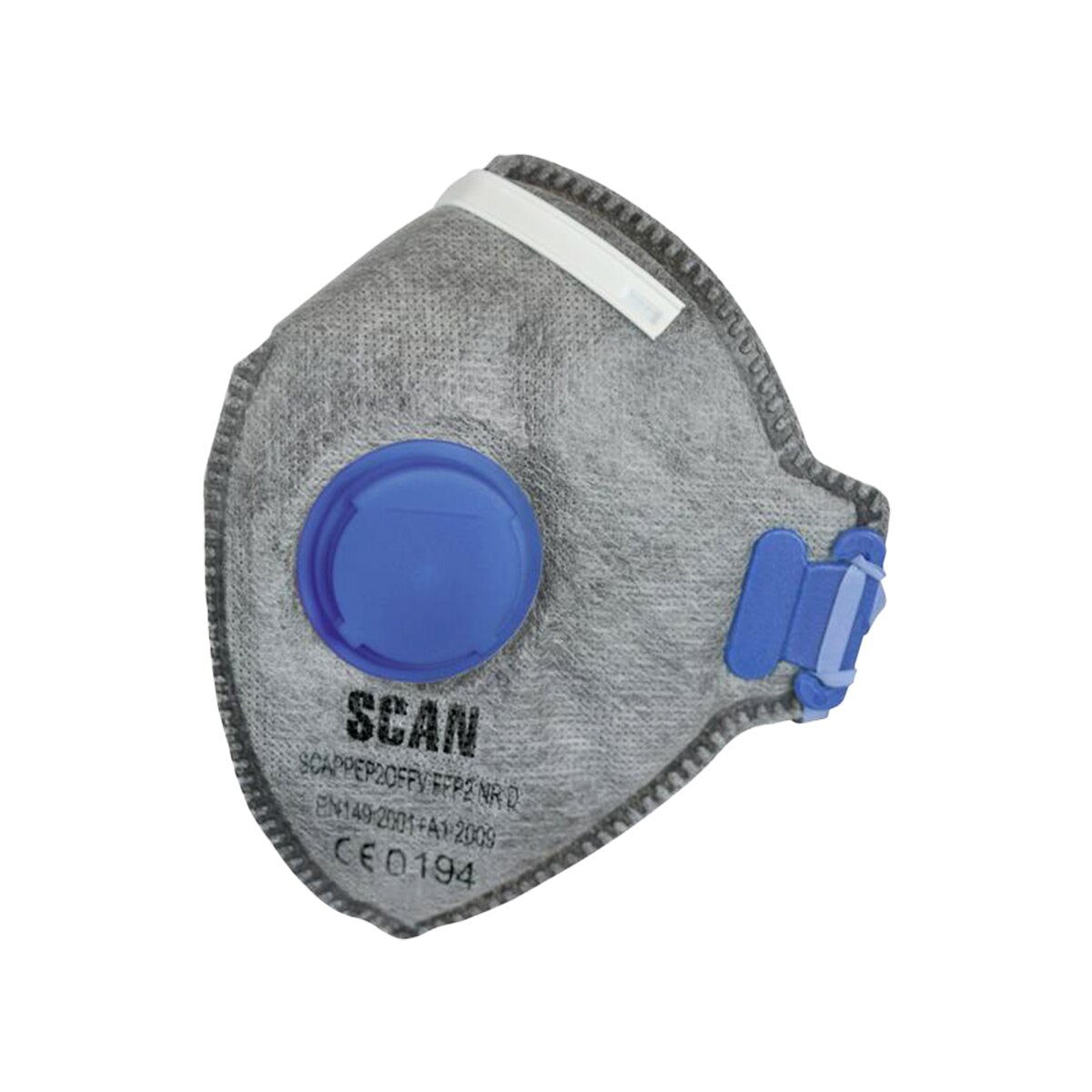 Scan Fold Flat Disposable Odour Mask Valved FFP2 Protection (Pack 3) - SCAPPEP2OFFV - Image 1