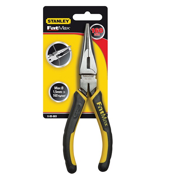 Stanley FatMax Long Nose Pliers 160mm (6.1/4in) - STA089869 - Image 5