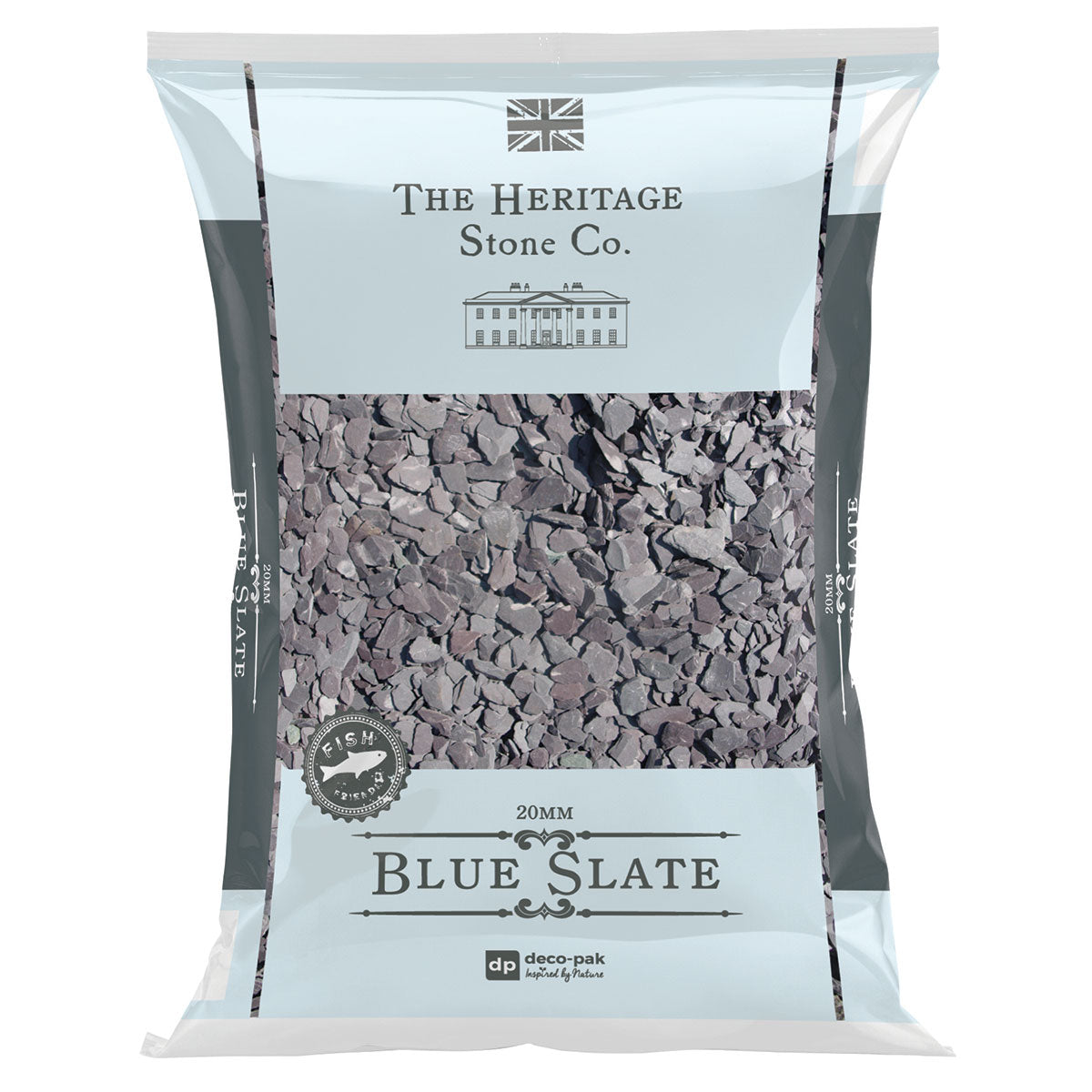 Deco-Pak Blue Slate 5-30mm Decorative Aggregate - Image 1