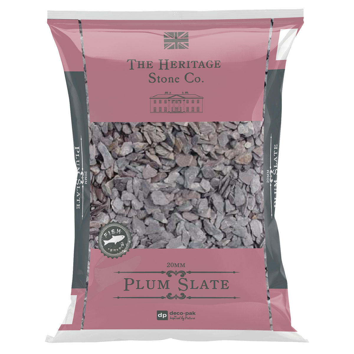 Deco-Pak Plum Slate 5-30mm Decorative Aggregate - Image 1