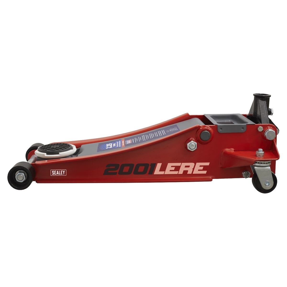 Sealey Trolley Jack 2.25 Tonne Low Profile Rocket Lift Red - Image 2