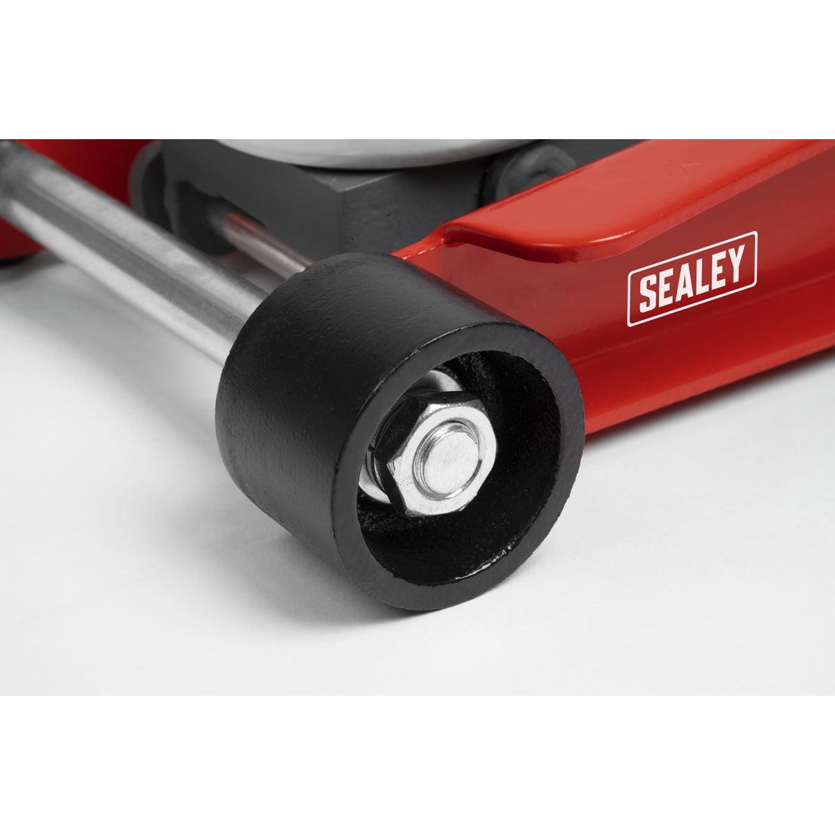 Sealey Trolley Jack 2.25 Tonne Low Profile Rocket Lift Red - Image 8