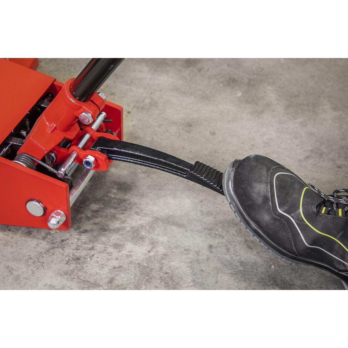 Sealey Trolley Jack 3 Tonne Long Reach High Lift - Image 7