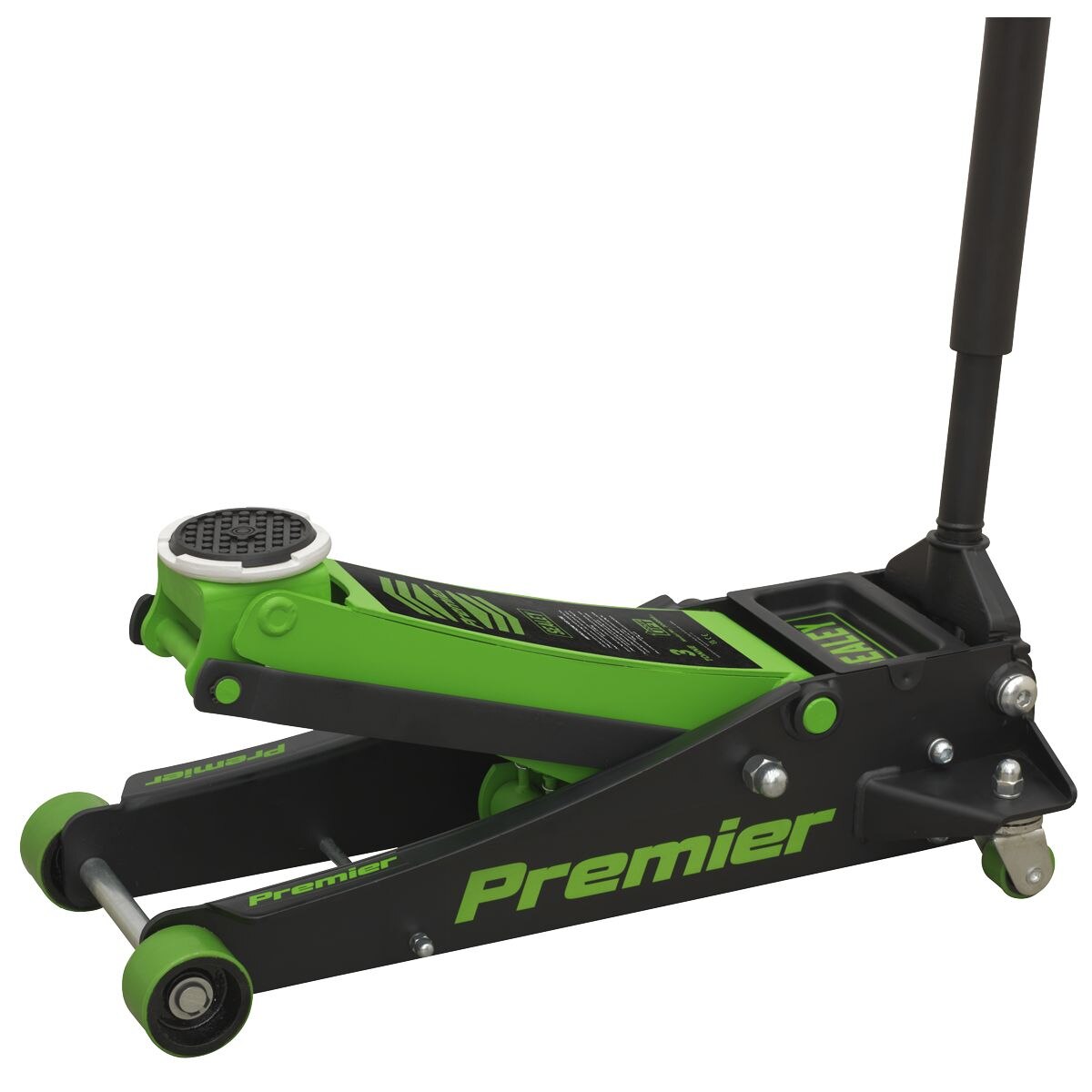 Sealey Trolley Jack 3 Tonne Rocket Lift Green - Image 3