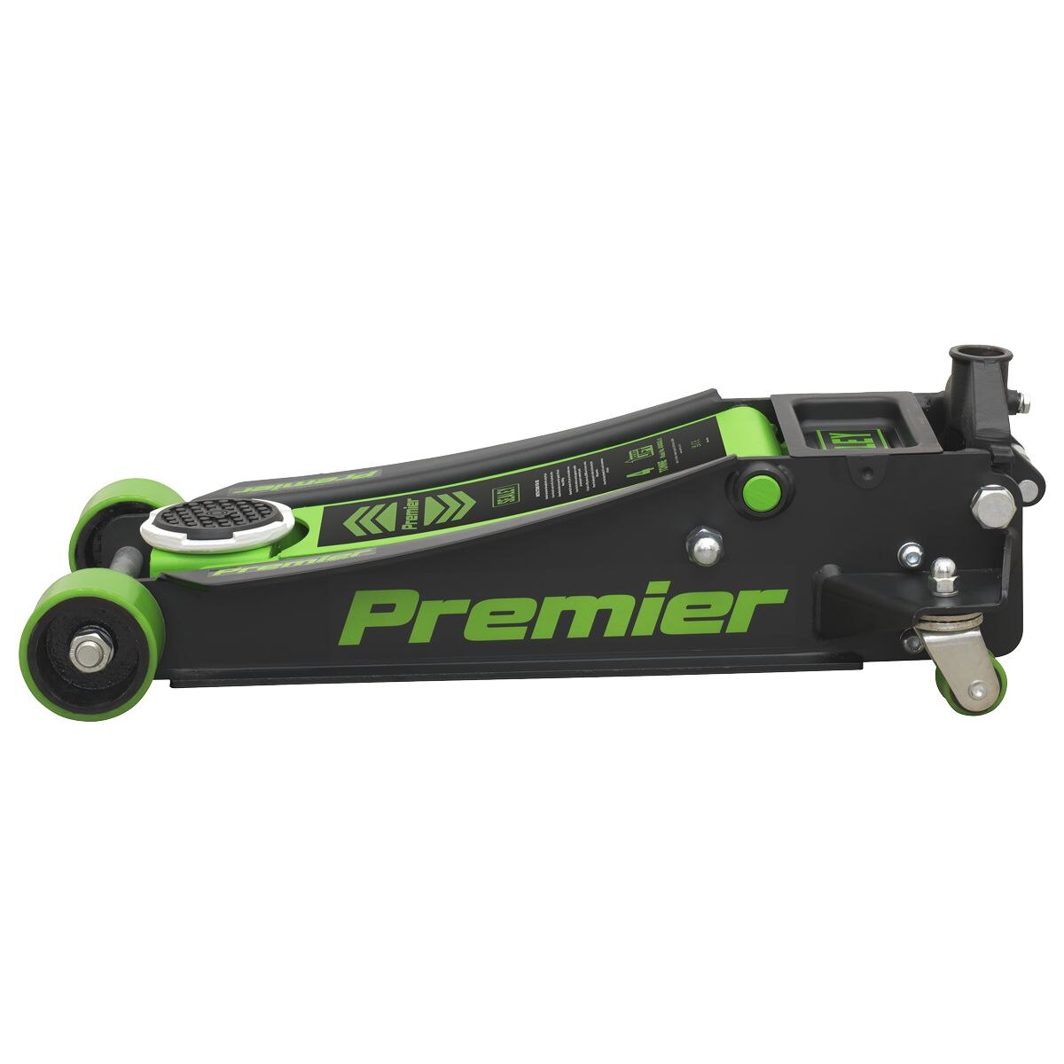 Sealey Trolley Jack 4 Tonne Rocket Lift Green - Image 9