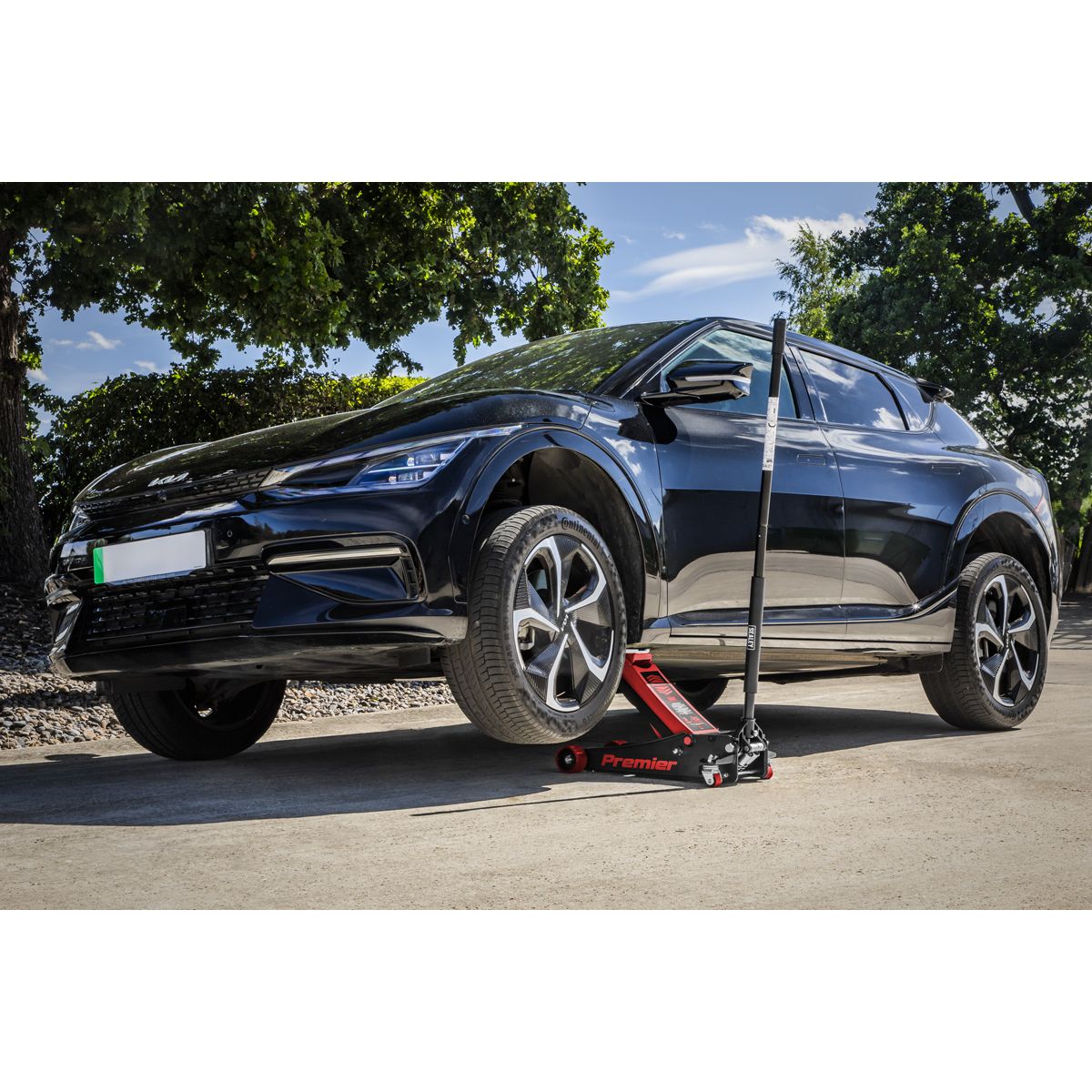 Sealey Trolley Jack 4 Tonne Rocket Lift Red - Image 2