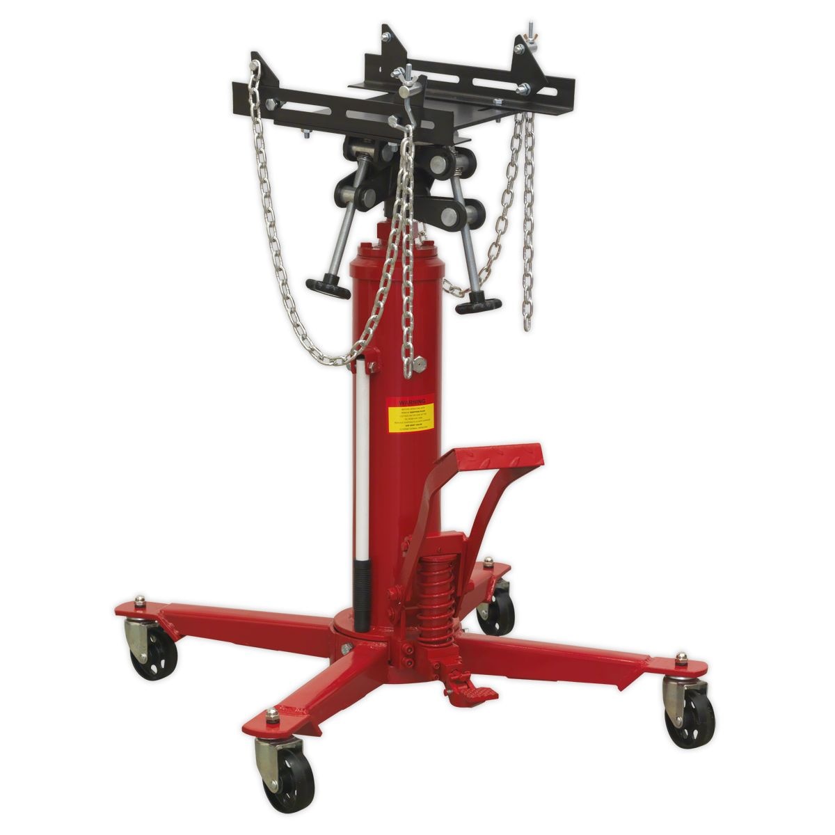 Sealey Transmission Jack 0.8tonne Vertical Telescopic - Image 1