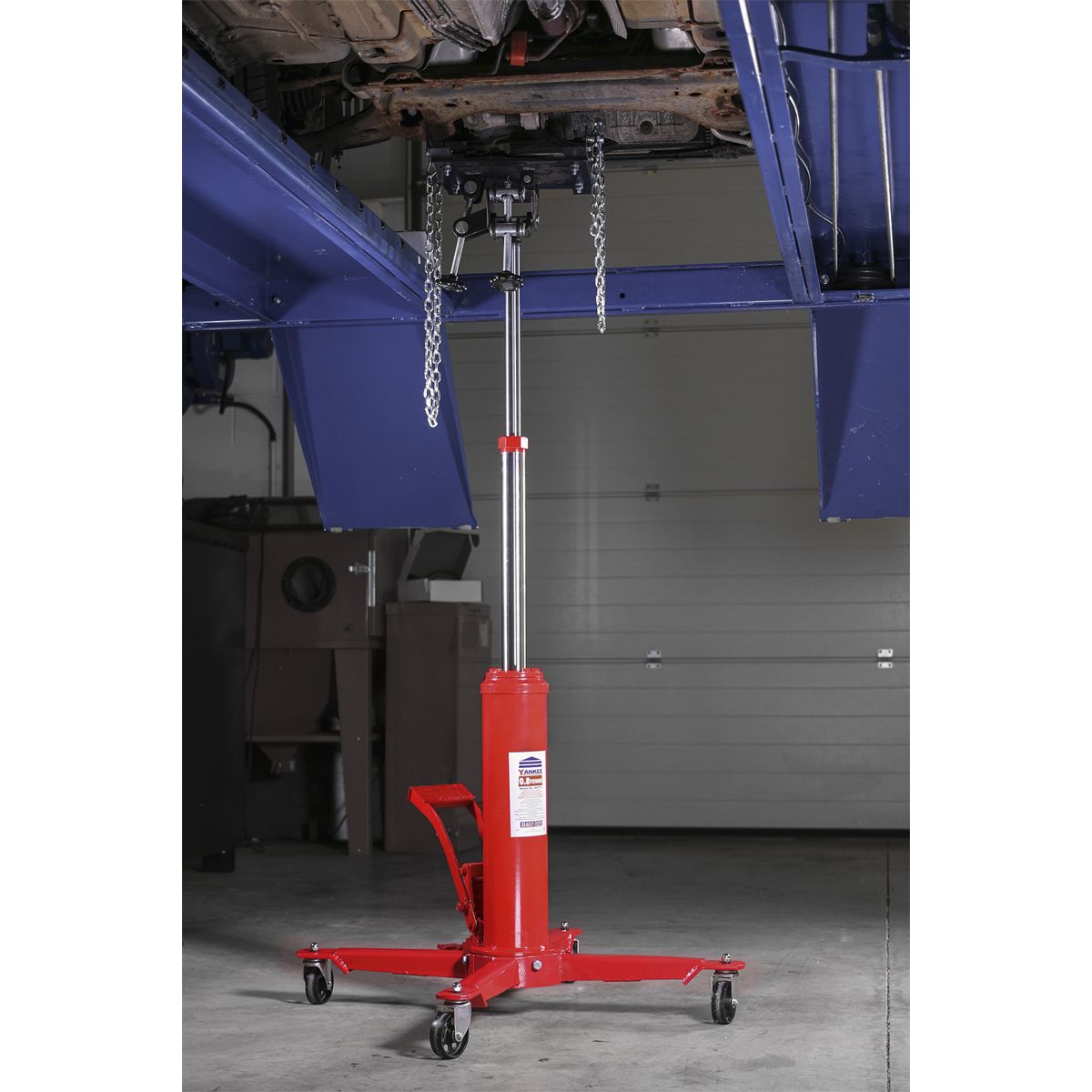 Sealey Transmission Jack 0.8tonne Vertical Telescopic - Image 3