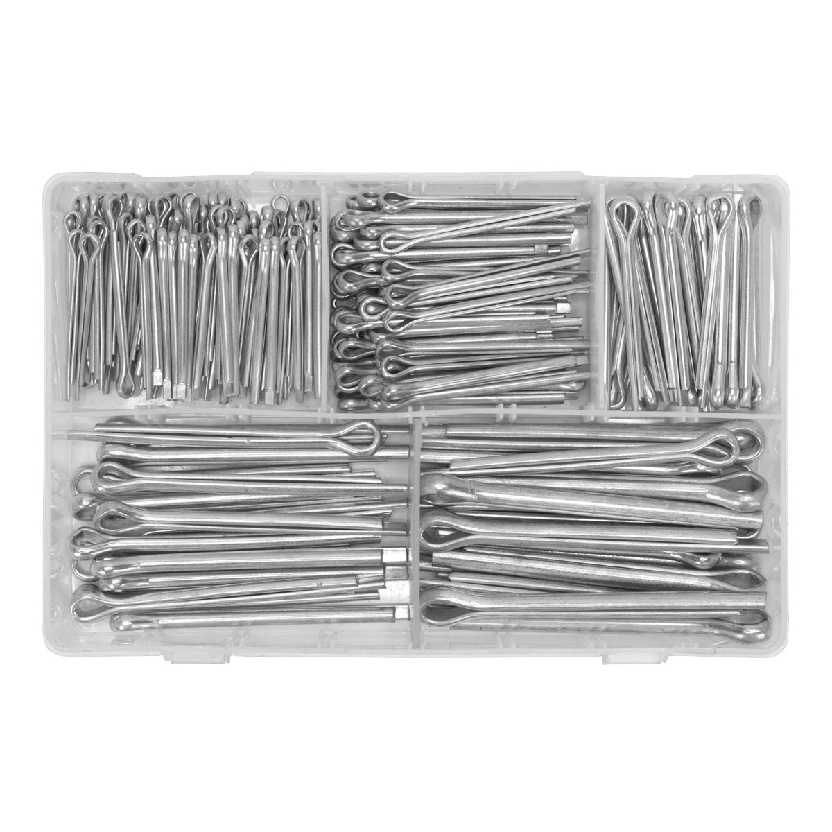 Sealey Split Pin Assortment 230pc Large Sizes Metric & Imperial - Image 3