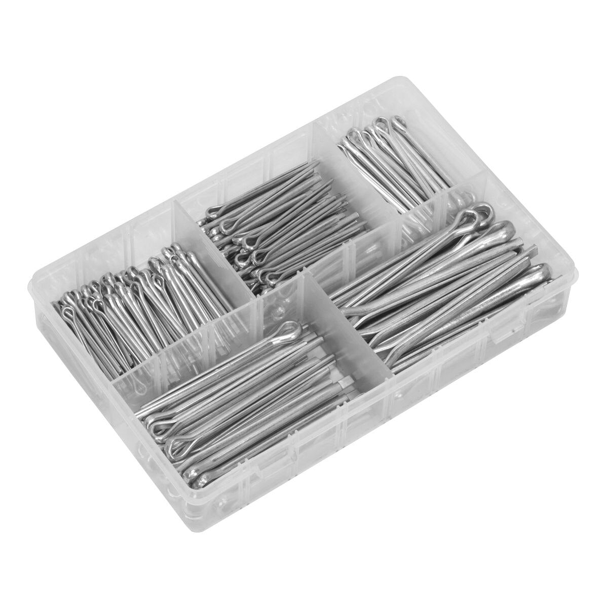 Sealey Split Pin Assortment 230pc Large Sizes Metric & Imperial - Image 4