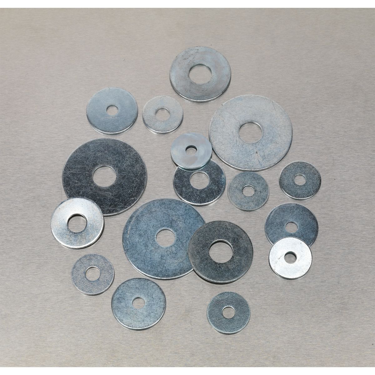 Sealey Repair Washer Assortment 240pc M5-M10 Metric Zinc Plated - Image 4