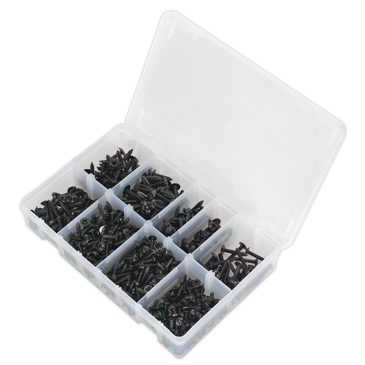 Sealey Self-Tapping Screw Assortment 700pc Flanged Head - Image 3
