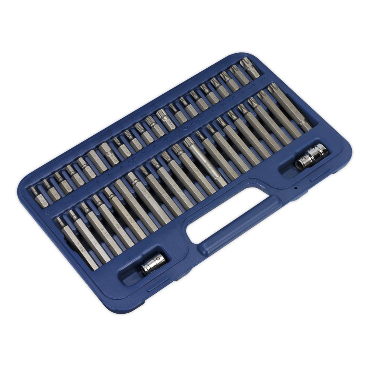 Sealey TRX-Star/Hex/Spline Bit Set 42pc 3/8" & 1/2"Sq Drive - Image 5