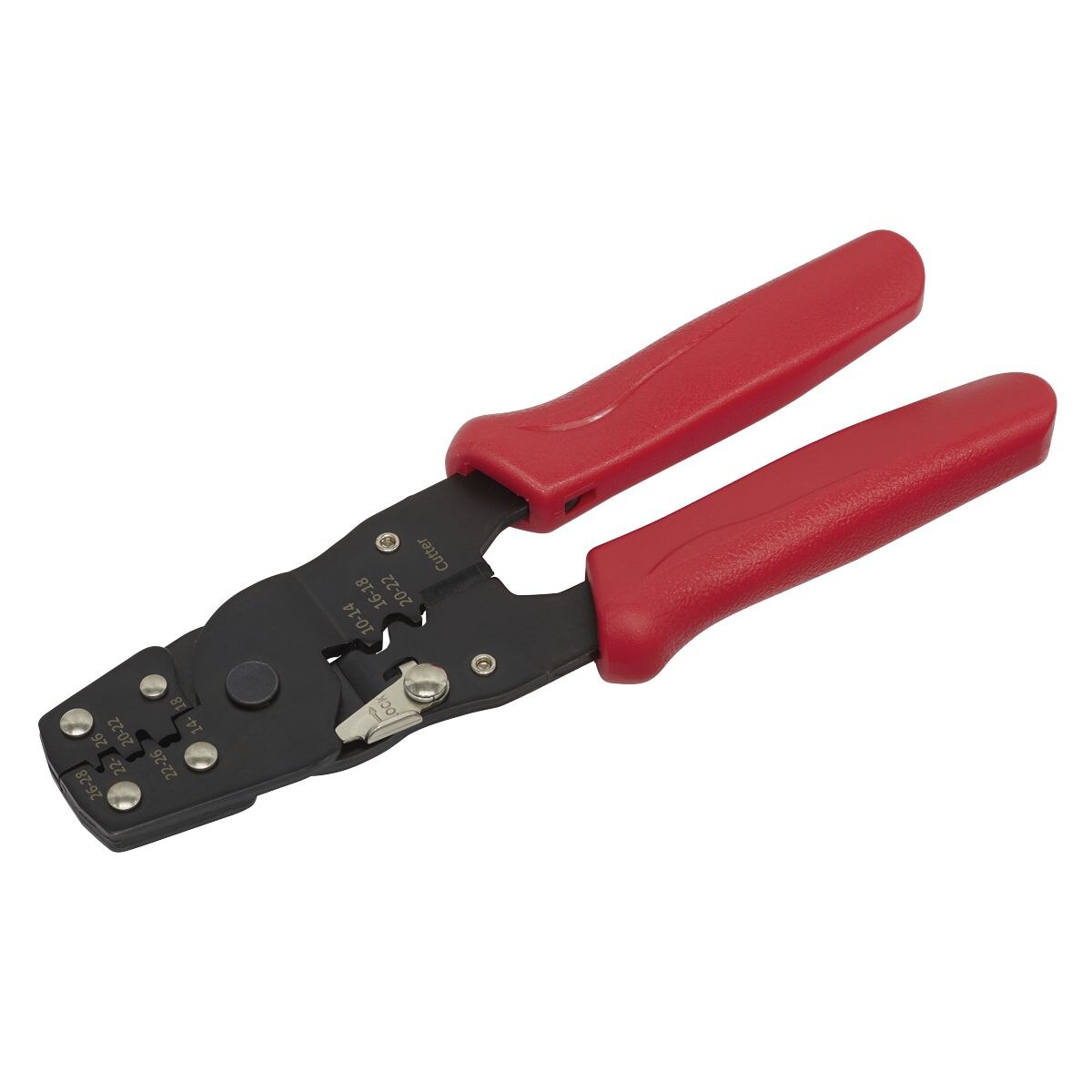 Sealey Non-Ratcheting Crimping Tool Insulated/Non-Insulated Terminals - Image 2