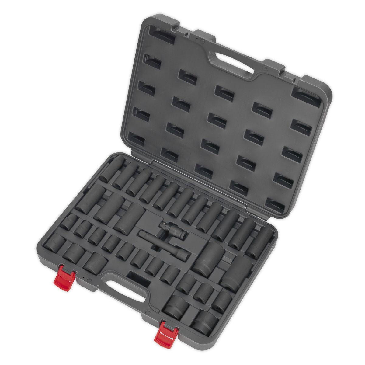 Sealey Impact Socket Set 34pc 1/2"Sq Drive Metric - Image 2