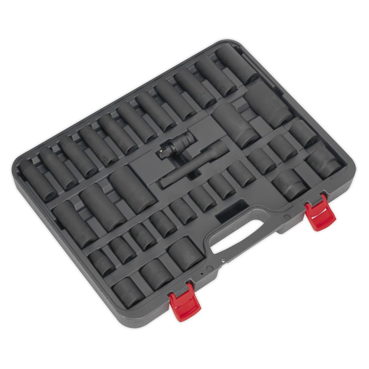 Sealey Impact Socket Set 34pc 1/2"Sq Drive Metric - Image 5