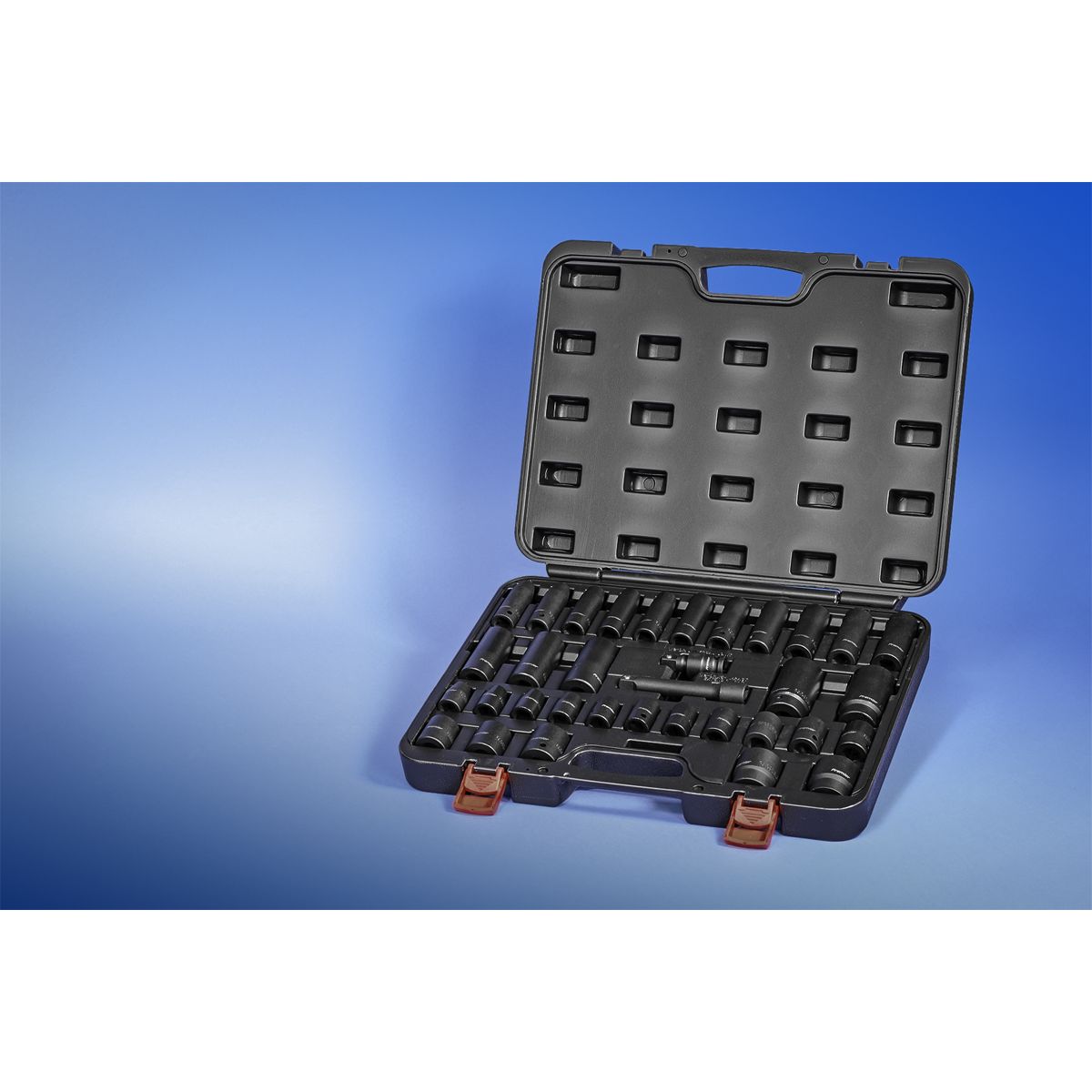 Sealey Impact Socket Set 34pc 1/2"Sq Drive Metric - Image 9