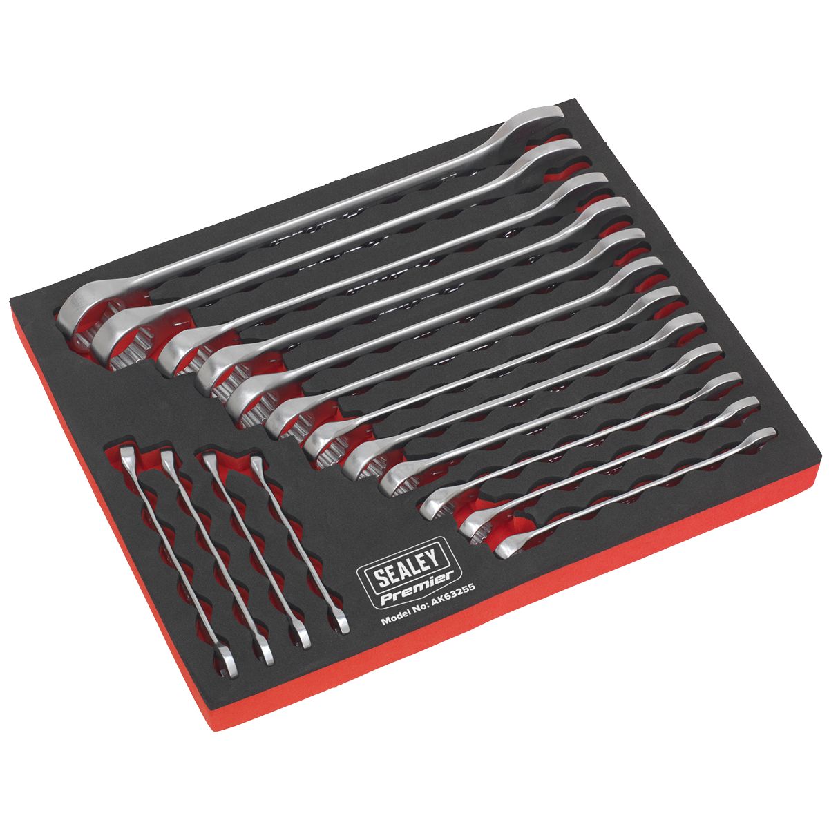 Sealey Combination Spanner Set 16pc Metric - Image 1