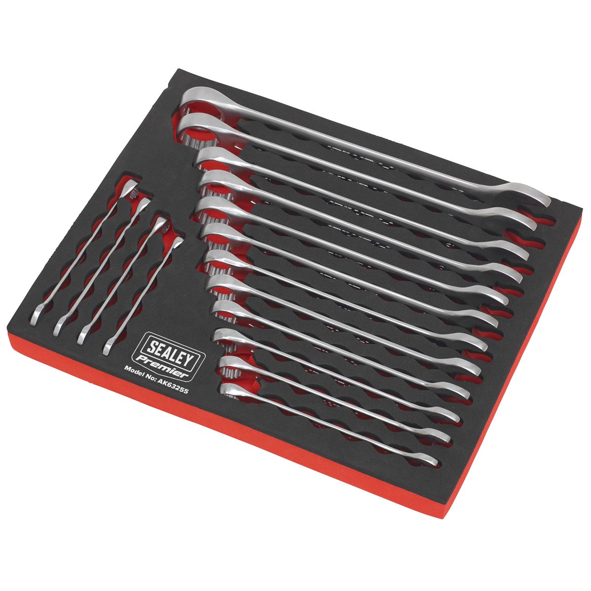 Sealey Combination Spanner Set 16pc Metric - Image 4