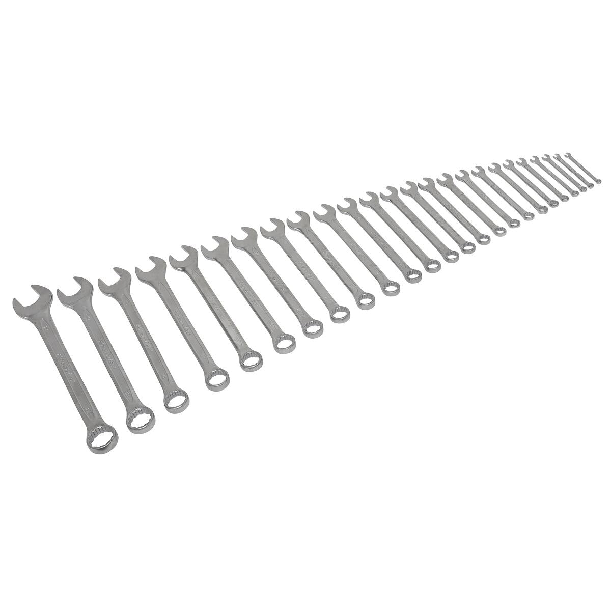 Sealey Combination Spanner Set 25pc Metric - Image 2