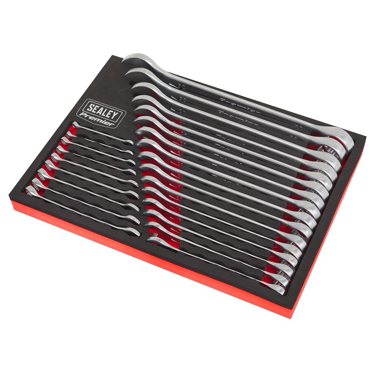 Sealey Combination Spanner Set 25pc Metric - Image 3