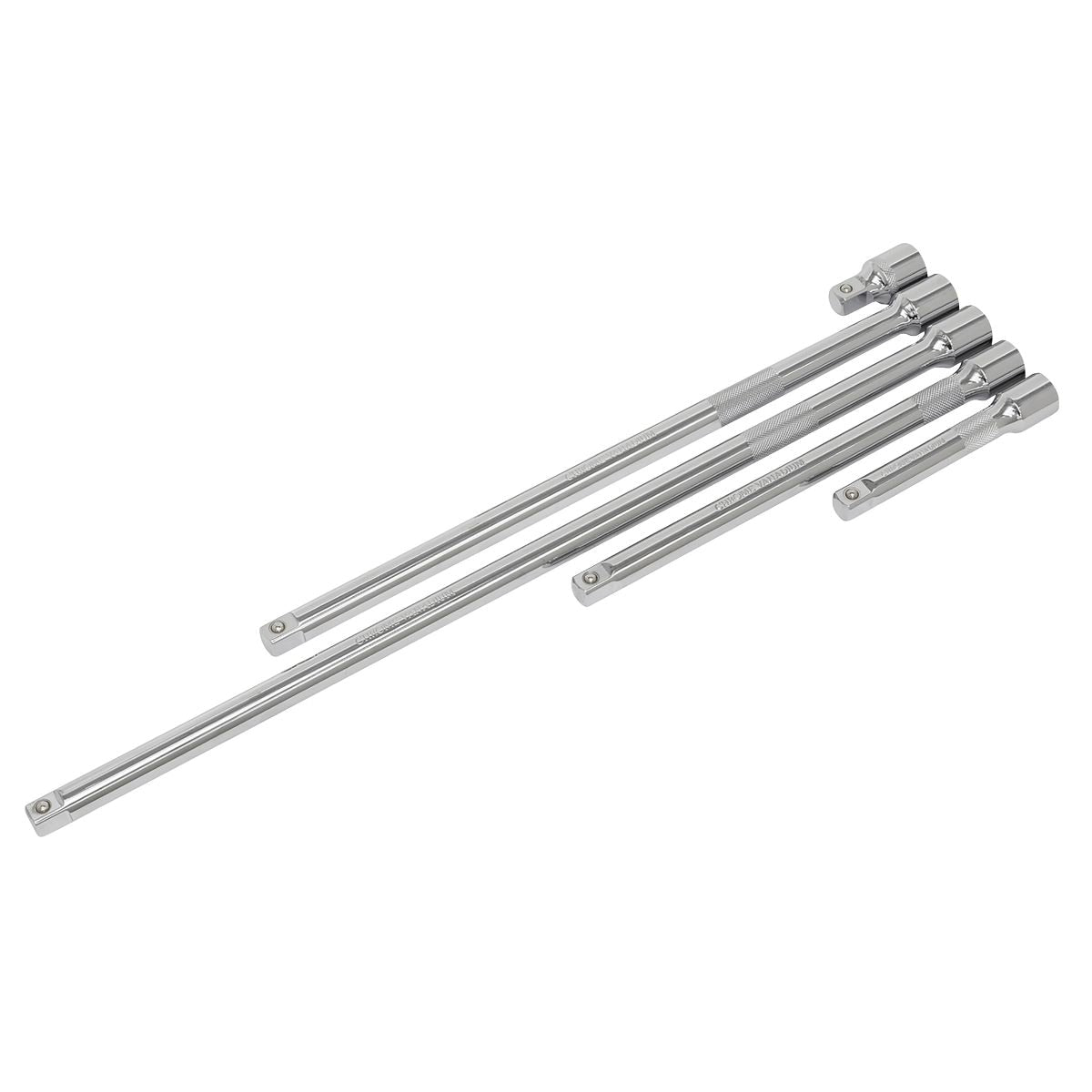 Sealey Extension Bar Set 5pc 1/2"Sq Drive - Image 1