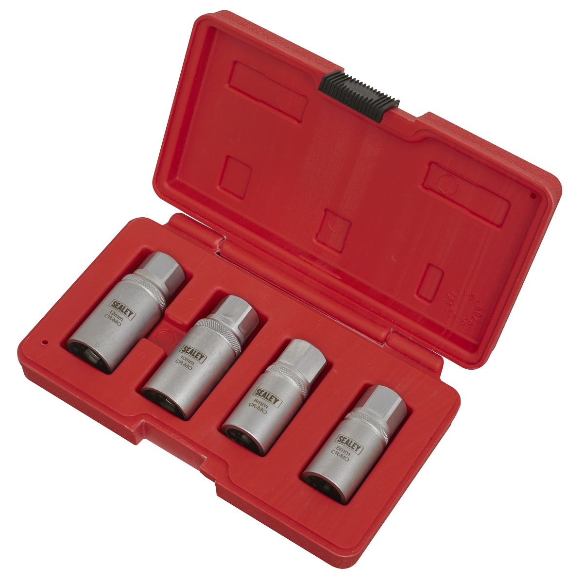 Sealey Stud Extractor Set 4pc 1/2"Sq Drive Metric - Image 6