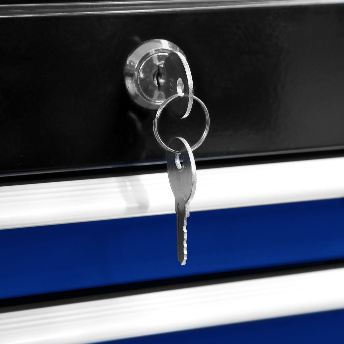 Sealey Topchest & Rollcab Combination 6 Drawer with Ball-Bearing Slides Blue - Image 7