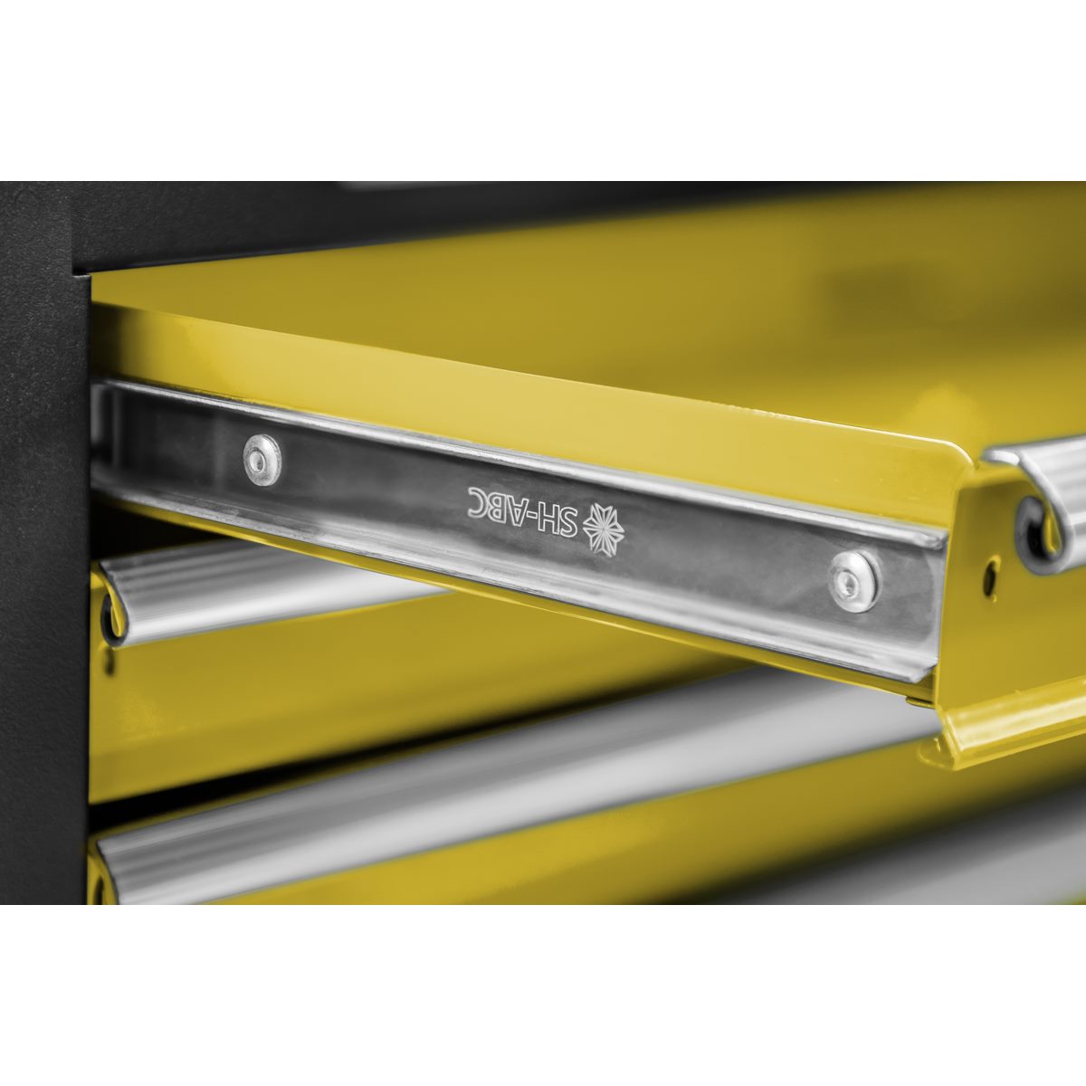 Sealey Topchest & Rollcab Combination 6 Drawer with Ball-Bearing Slides -Yellow - Image 4