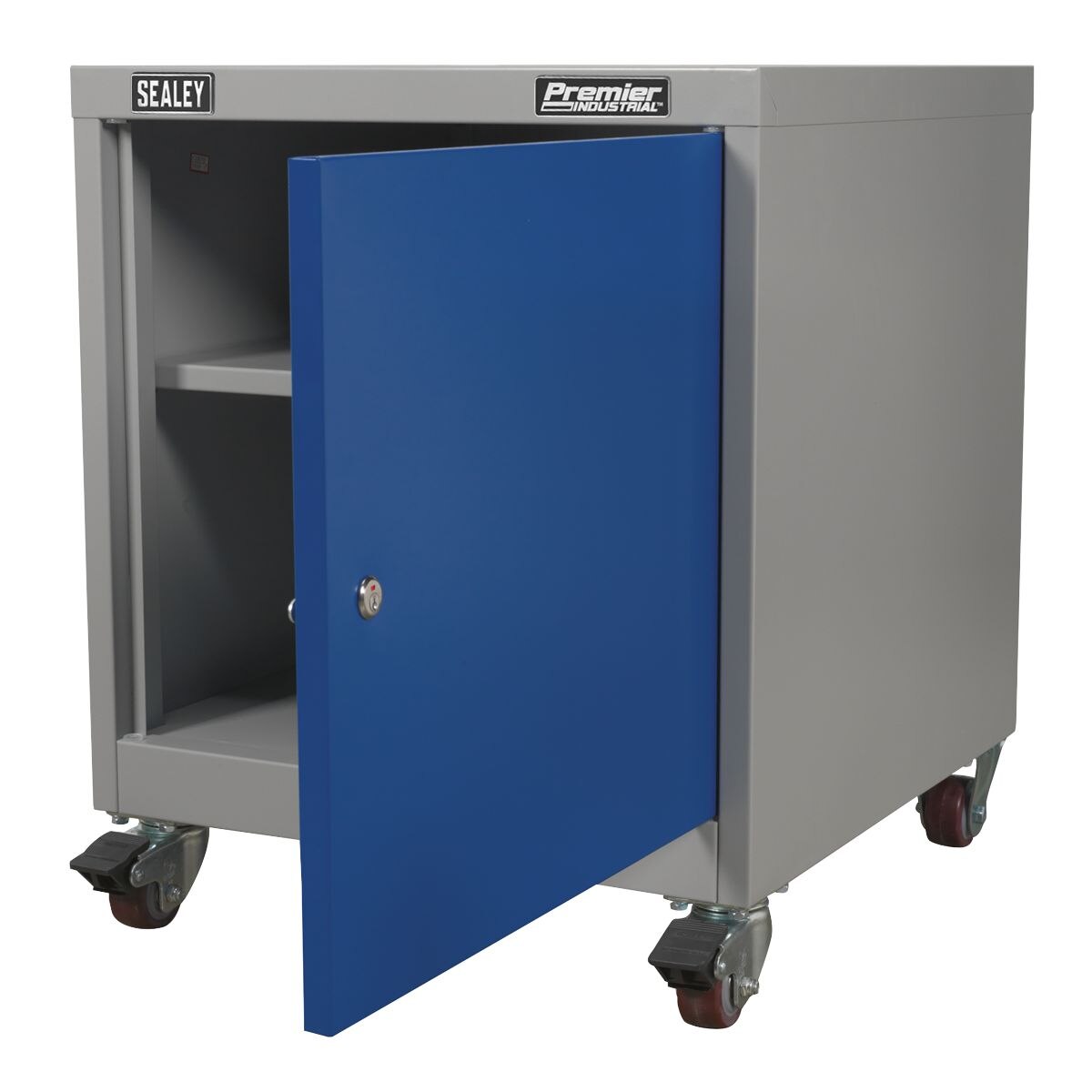 Sealey Mobile Industrial Cabinet 1 Shelf Locker - Image 6
