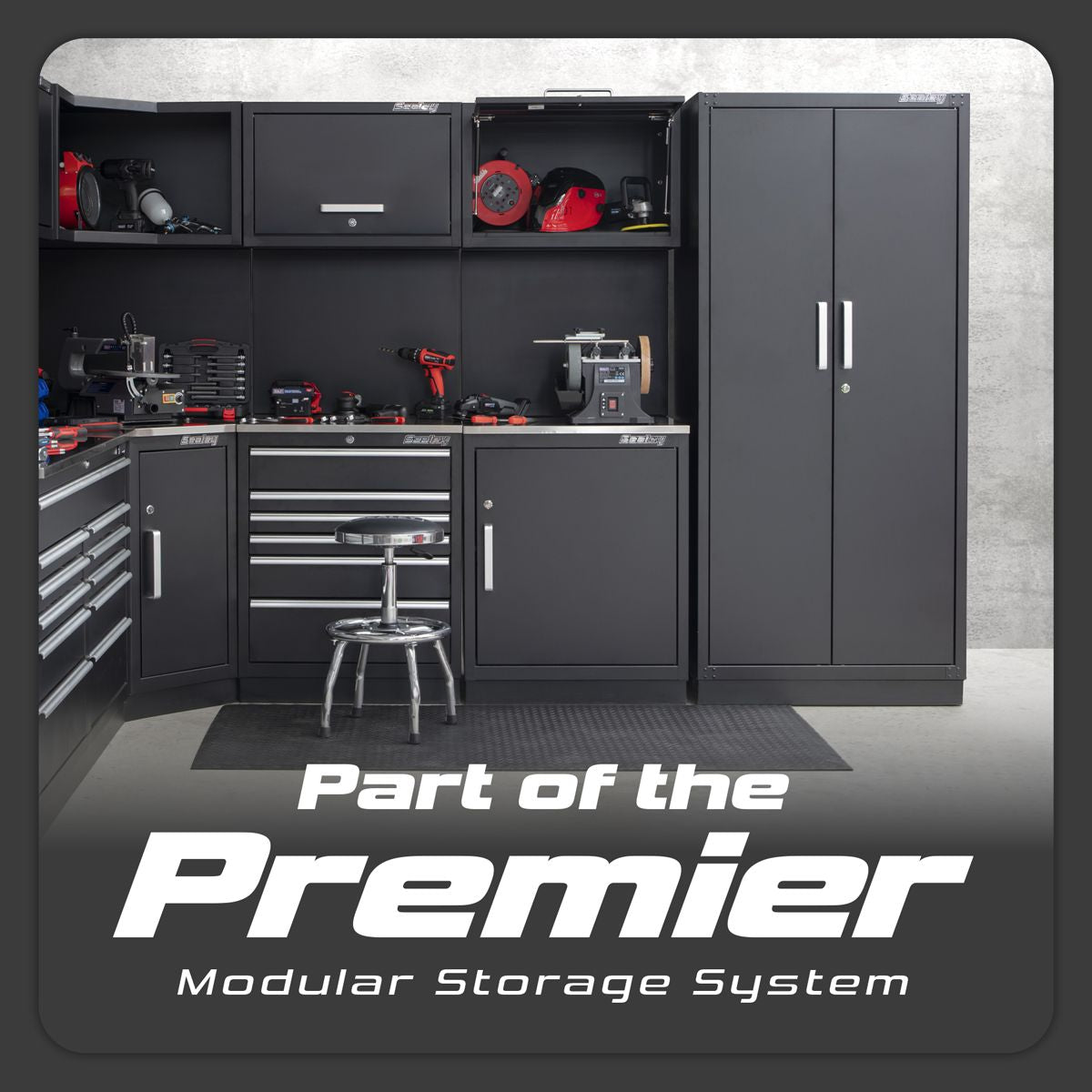 Sealey Modular Full Height Floor Cabinet 930mm Heavy-Duty - Image 5