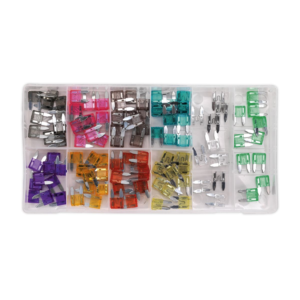 Sealey Automotive MINI Blade Fuse Assortment 100pc - Image 2