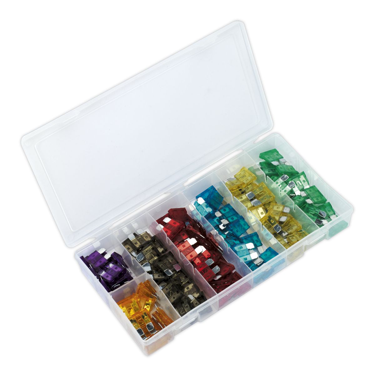 Sealey Automotive Standard Blade Fuse Assortment 120pc - Image 1