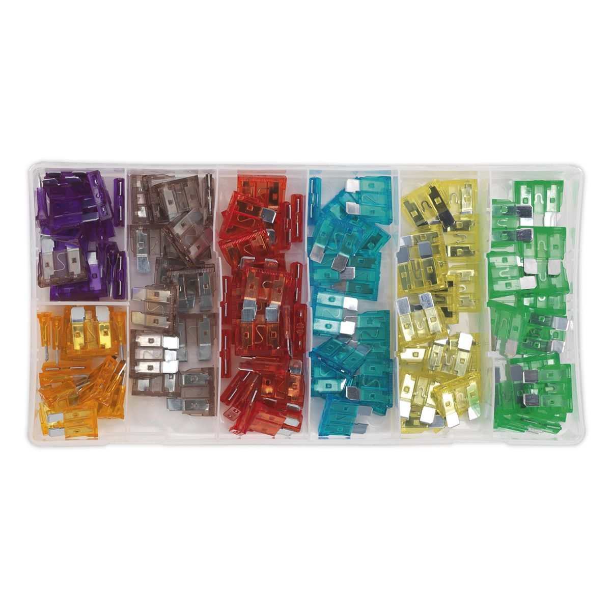 Sealey Automotive Standard Blade Fuse Assortment 120pc - Image 2